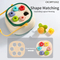 Wholesale Educational Montessori Flower Building Blocks Popular DIY Toy