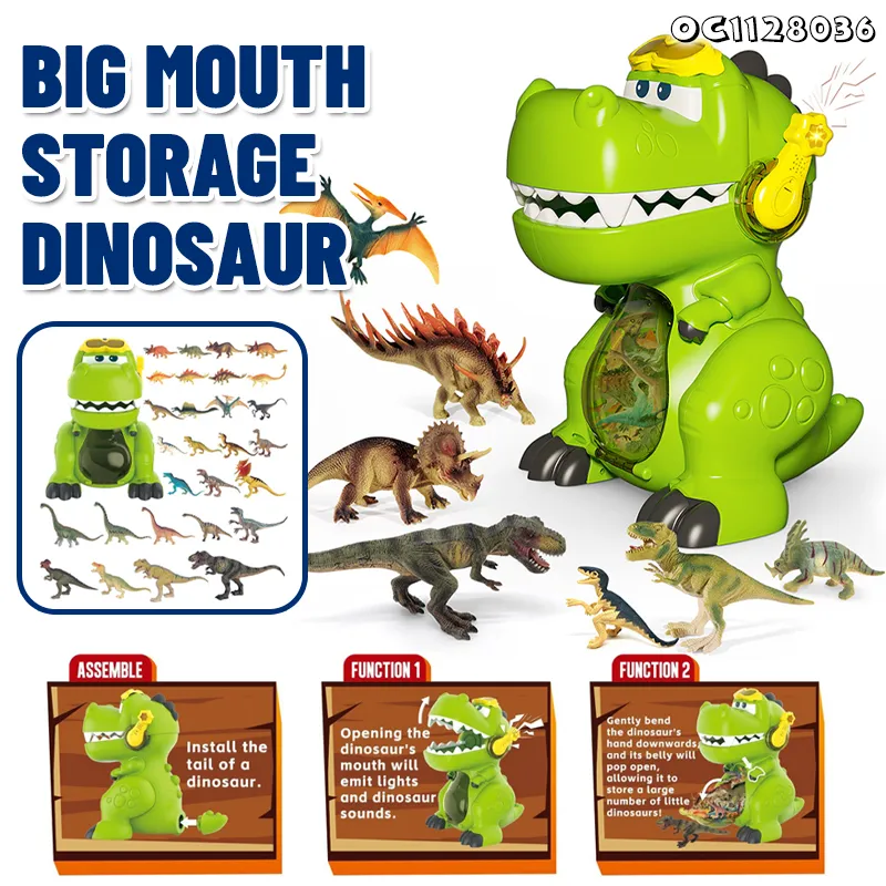 Wholesale Dinosaur Packaged Box Collectable Simulation Realistic PVC Animal Dinosaur Toys for 5 Year Old Boy Made in China