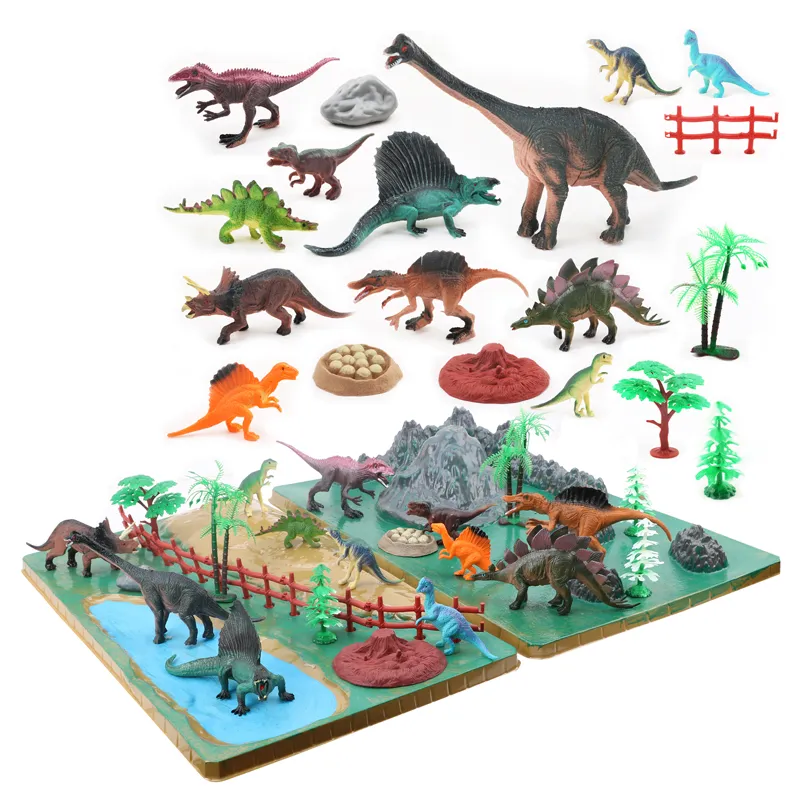 Wholesale Educational Plastic Rubber Animals Dinosaurs Forest Animals PVC Toys