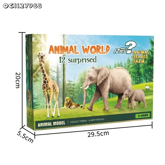 Wholesale Montessori Educational Cognitive 3D Mini Realistic Plastic Sea World Marine Animal Models Popular Toys