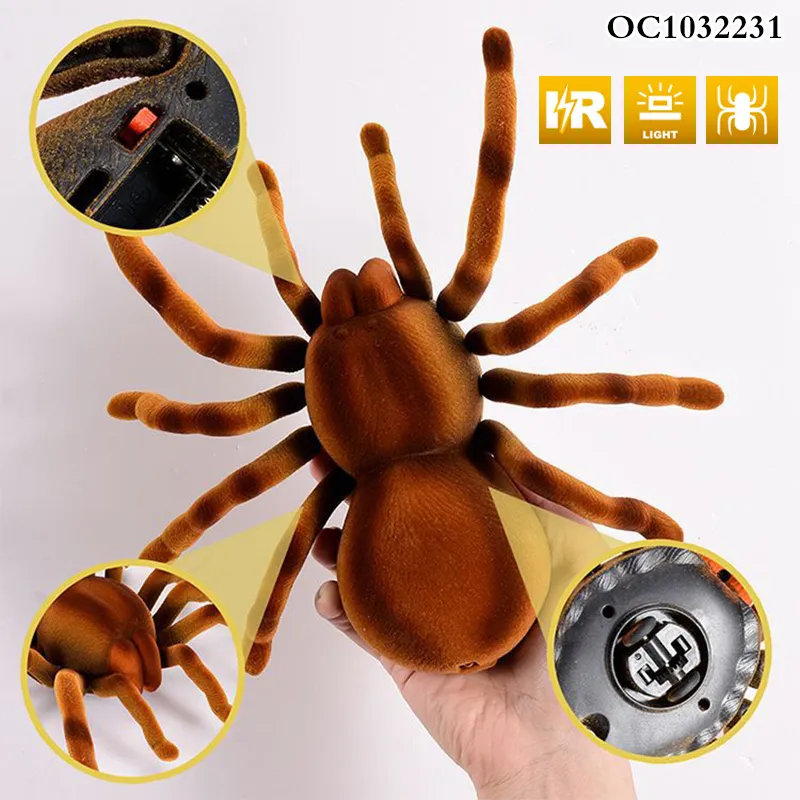 Wholesale Funny Remote Control Spider Plastic Animal Simulation Toys RC for Kids