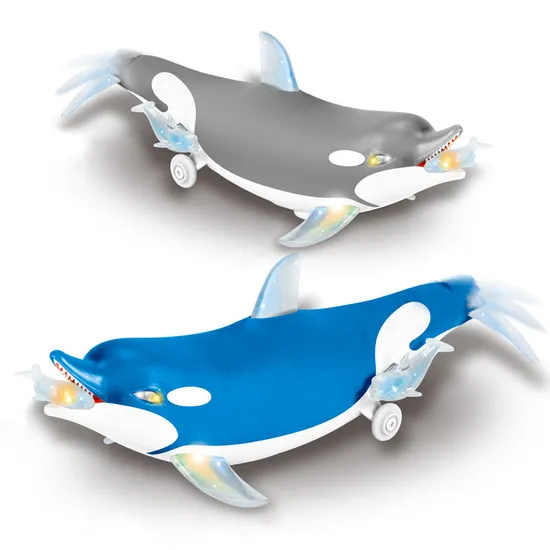 Wholesale Unique Electric Musical Light-up Battery Operated Baby Animal Plastic Dolphin Toy