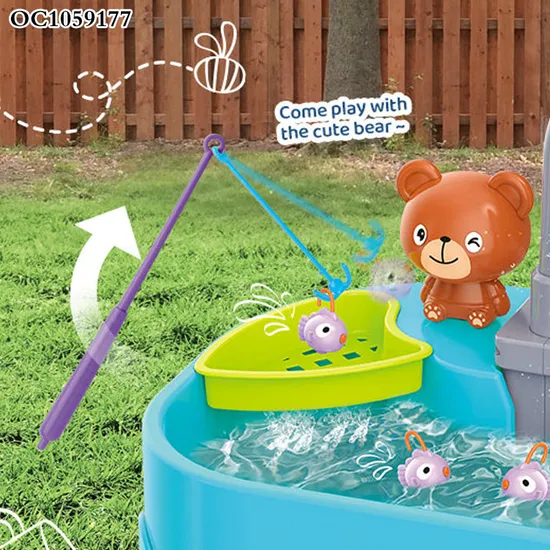 Wholesale Summer Montessori Summer Handheld Plastic Magnetic Fishing Game Water Toys