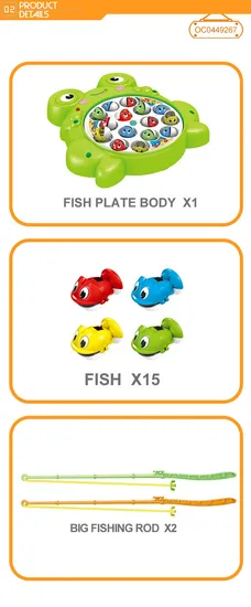 Wholesale Children Montessori Plastic Fishing Funny Baby Kids Fish Toy