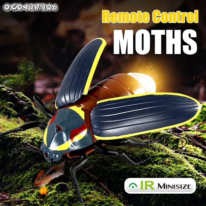 Wholesale Funny 3D Scale Model Remote Control Realistic Flying Insects Model Animal Toy for Kids