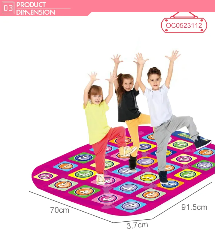 Wholesale Electronic Popular Battery Toys Musical Piano Dancing Floor Mat Toy for Kids