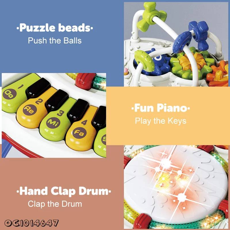 Wholesale Montessori Popular Electronic Plastic Piano Board Montessori Table Activity Educational Toys