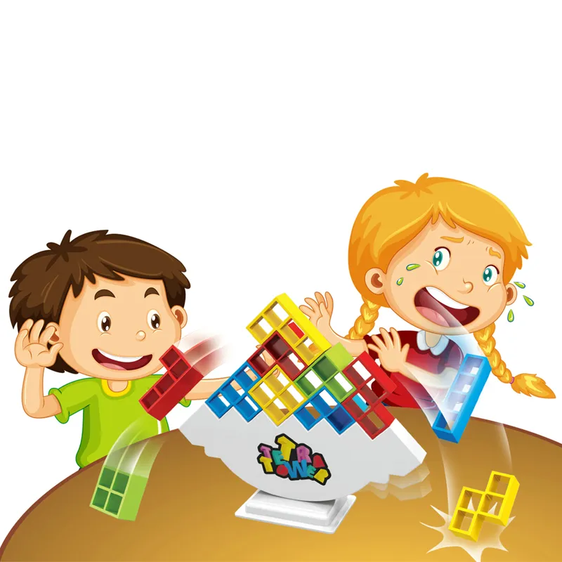 Wholesale Educational Montessori Creative Plastic Building Block Toy