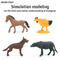 Wholesale Montessori Educational Simulated Plastic Rubber Cow Toys Farm Animal