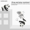 Wholesale Popular PVC Panda Realistic Small 3D Plastic Wild Animal Model Toys with Sound for Kids