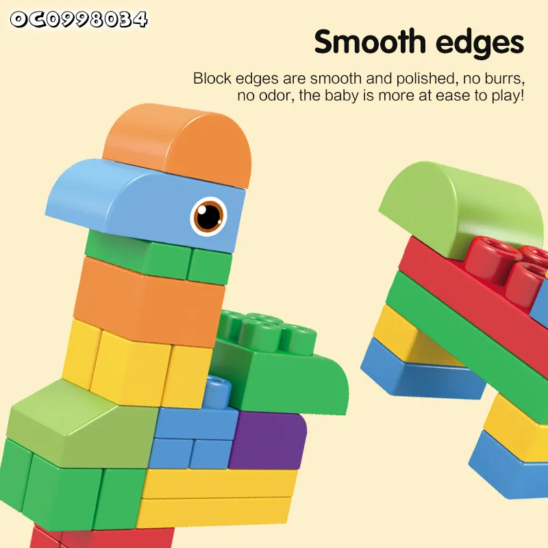 Wholesale Montessori Soft Animal Educational DIY Building Block for Kids
