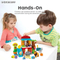 Wholesale Educational Montessori Popular DIY 61PCS Plastic Building Block Toy