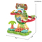 Wholesale Educational Montessori Plastic Dinosaur Race Track Cars Building Blocks Toy for Kids