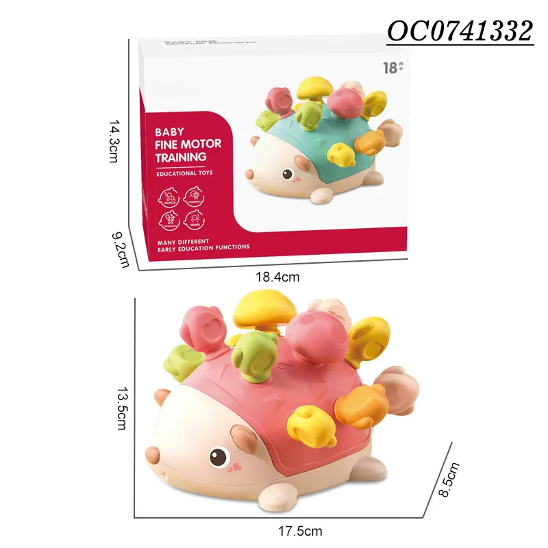 Wholesale Montessori Educational Silicone Baby Toy Building Block