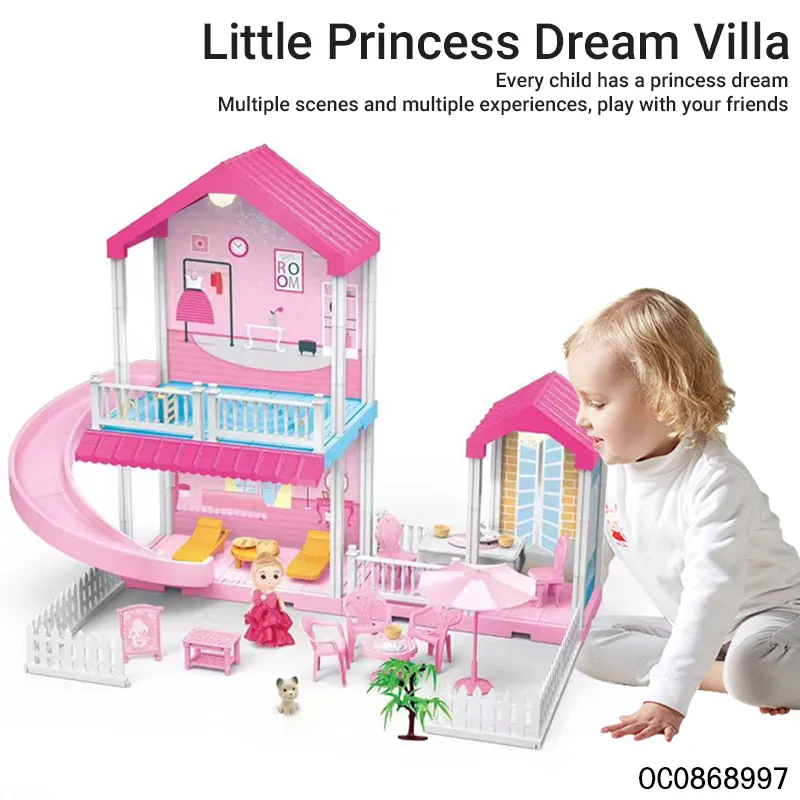 Wholesale Educational 44PCS DIY Plastic Building Block Toy for Girls