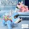 Wholesale Intelligent Electric Walking Remote Control Dog Toys with Lights and Sound