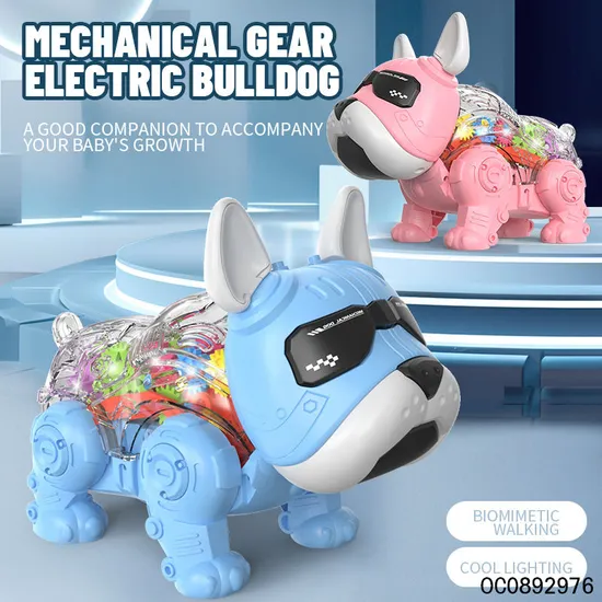 Wholesale Intelligent Electric Walking Remote Control Dog Toys with Lights and Sound