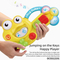 Wholesale Montessori Light Cartoon Music Electronic Keyboard Piano Musical Sensory Touch Baby Bed Bell Toy