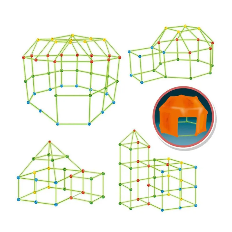 Wholesale Educational Luminous Light Plastic Popular DIY Blocks Model Building Toys