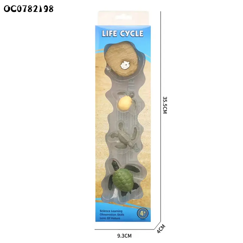 Wholesale Popular Montessori Educational 4 PCS Plastic Education Sea Animals Models Toys for Kids