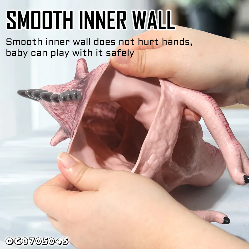 Wholesale Popular Realistic Rubber Doll Puppets Hand Set Animal Model Dinosaur Toy for Kids
