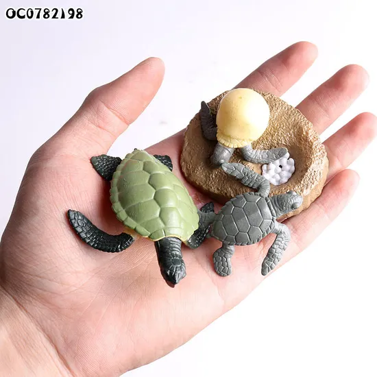 Wholesale Popular Montessori Educational 4 PCS Plastic Education Sea Animals Models Toys for Kids