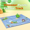 Interactive Floor Game Electric Dinosaur Car Assembly Jigsaw Puzzle Adventure Track Car Vehicle Toy