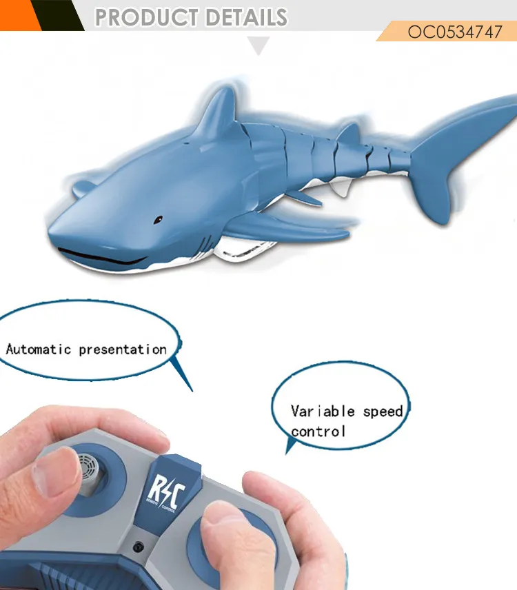 Wholesale Swimming Pool RC Animal Remote Control Shark Plastic Toys for Kids
