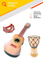 Chinese Kids Band Games Hand Drum Guitar Rattle All Musical Instruments Toy