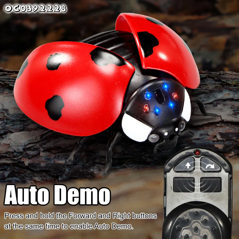 Wholesale Remote Control Simulation 3D Models Robot Plastic Remote Control Insect Animal Kids Toy
