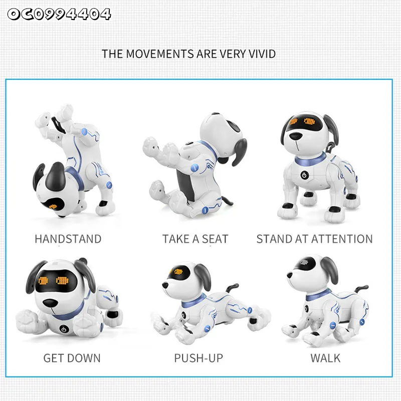 Wholesale Hot Selling Intelligent Smart Remote Control Dancing Electronic RC Pet Robot Toy Dog for Kids