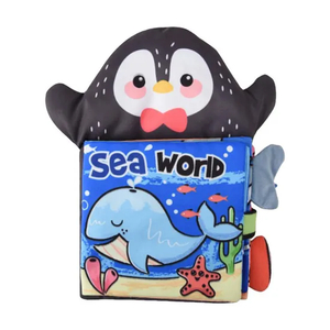 Wholesale Montessori Educational Cartoon Sea Life Animals Learning Materials Baby Book Toy