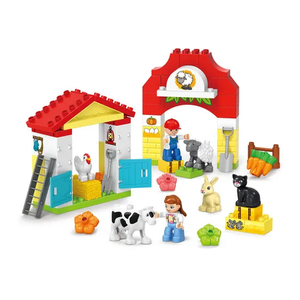 Wholesale Montessori Creative Plastic Building Blocks Toys for Kids