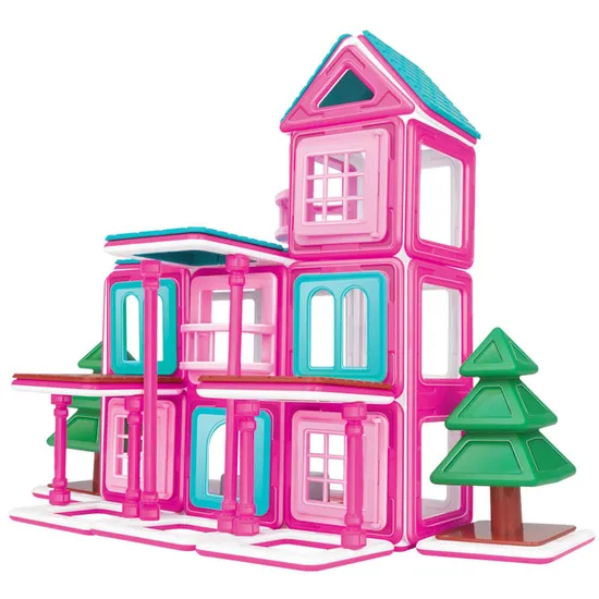 Wholesale Montessori Big Home House Building Blocks Magnetic Educational Toys for Kids