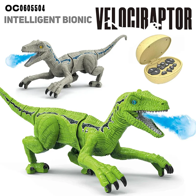 DIY Kit Realistic High Quality China Remote Control Robotic Velociraptor Intelligent Dinosaur Toys