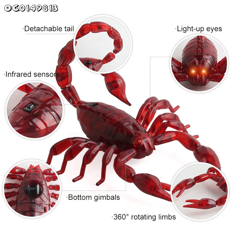Wholesale Funny Realistic Remote Control Plastic Animal RC Simulation Toys for Kids