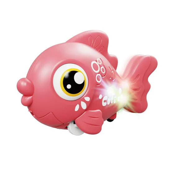 Wholesale Plastic Electric Popular Lighted up Baby Sensory Battery Operated Animal Toys Fish for Baby