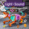Children RC Promotional Walking Dinosaur Gift and Toy for Trending Products 2025 New Arrivals Kids Toys with Mist Spray Action