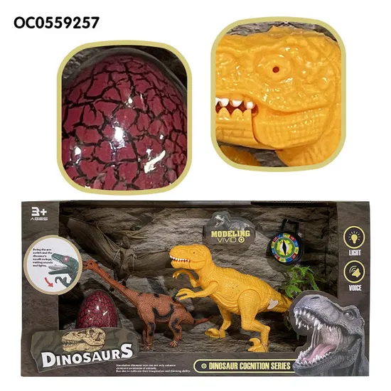 Musical Sounds Animal Toys PVC Dinosaur Figures Toys for Children