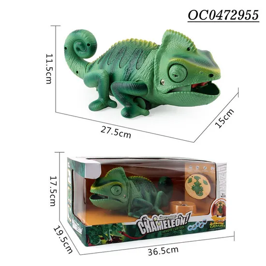 Wholesale Funny Kids Remote Control Tongues Lizard Animal Model Plastic Children Toy
