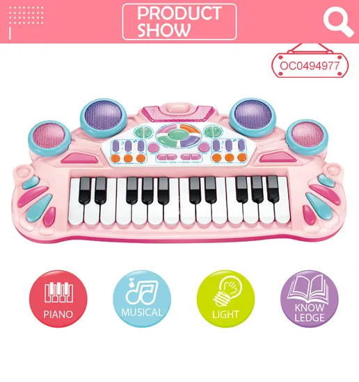 Wholesale Children Popular Electronic Piano Instruments Musical Toys Keyboards