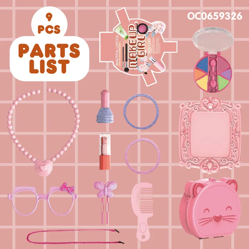 Pretend Fashion Children's Makeup Box Sets Beauty Set Make up Kit Girls Toys for Kids Girls