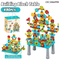 Wholesale Educational Montessori Popular DIY 490PCS Plastic Kids Plastic Building Blocks Set Table DIY Toy