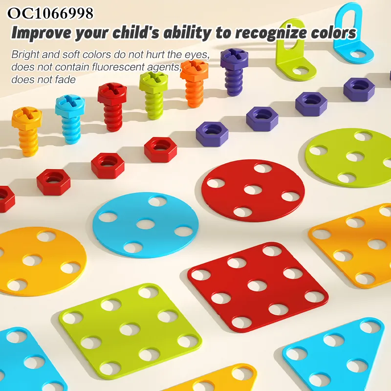 Wholesale Educational Montessori Popular DIY 490PCS Plastic Kids Plastic Building Blocks Set Table DIY Toy