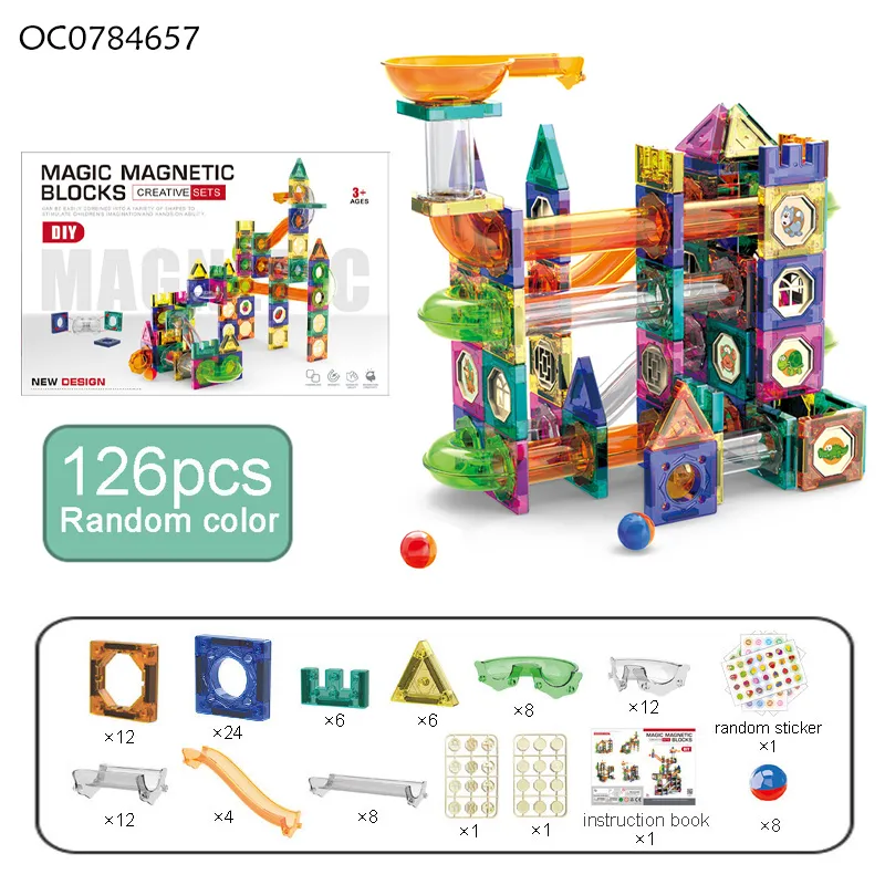 Wholesale Montessori Cheap Creative Magnetic Educational Building Blocks Construction Toy for Kids