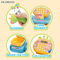 Shopping Game Toys Supermarket Pretend Play Checkout Checking Counter Kitchen Set Toy for Kids with Fruit Accessories