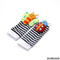 Infant Gift Early Educational Soft Plush Stuffed Toddler 3D Animal Baby Sock with Sensory Rattle Toy for Newborn Hand Wrist Foot