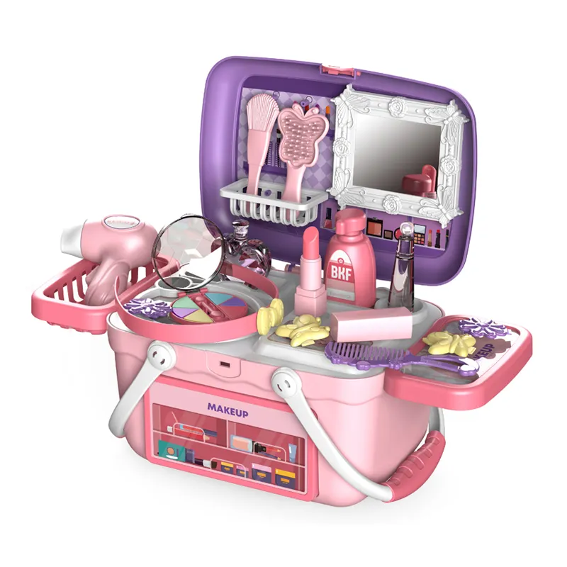 Wholesale Beauty Baby Children's Makeup Cosmetic Dressing Girl Make up Play Toys Set