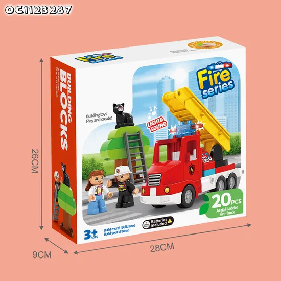 Building Block Assembly Kit for 4 Years Olds with Light and Sound