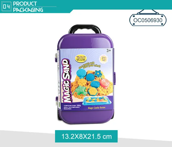 Wholesale Creative Molding Clay Magic Sand Set Kids Play Toy for Sand Castle Building